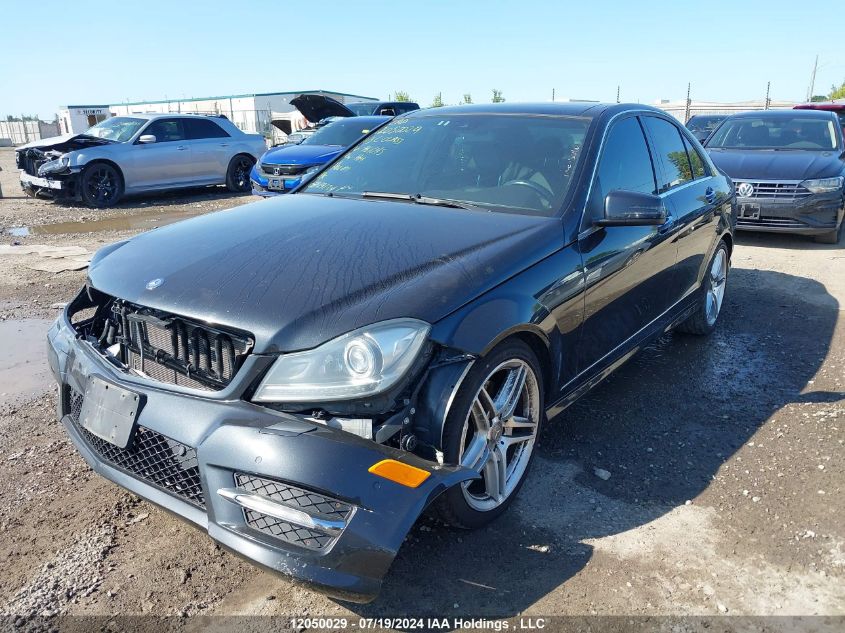 2013 Mercedes-Benz C-Class VIN: WDDGF8JB9DA761045 Lot: 12050029