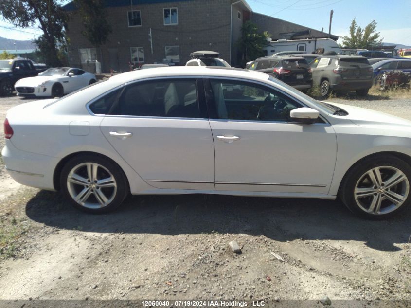 2013 Volkswagen Passat Se VIN: 1VWBN7A32DC076591 Lot: 12050040