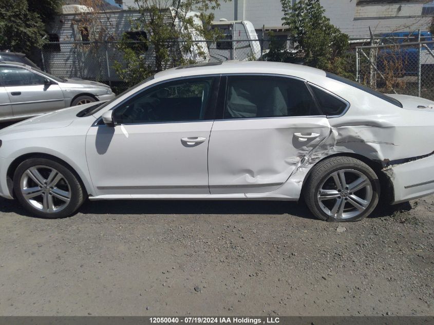 2013 Volkswagen Passat Se VIN: 1VWBN7A32DC076591 Lot: 12050040