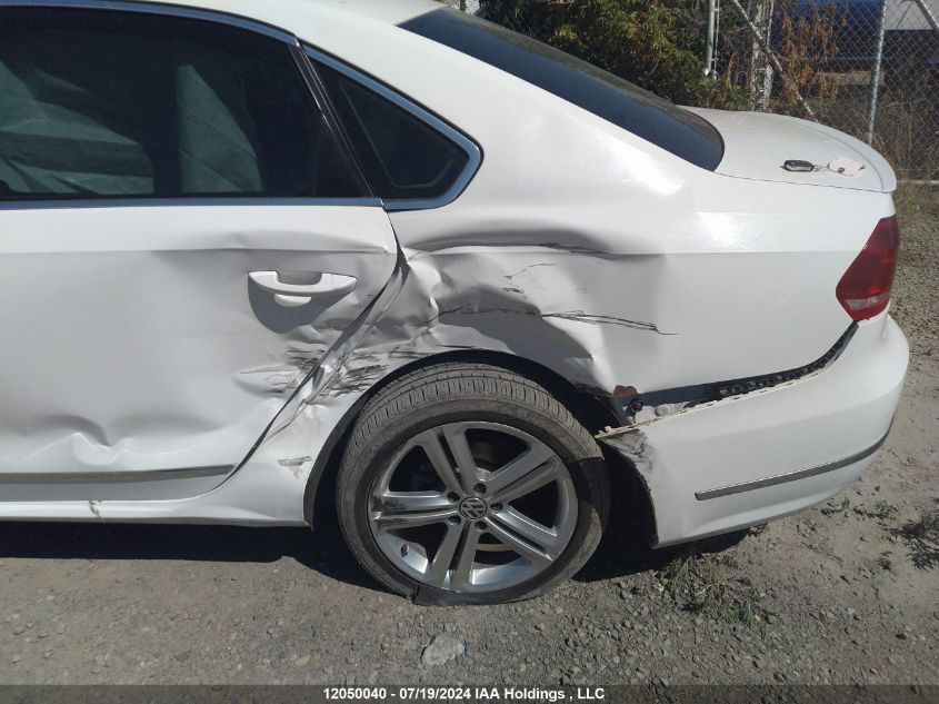 2013 Volkswagen Passat Se VIN: 1VWBN7A32DC076591 Lot: 12050040