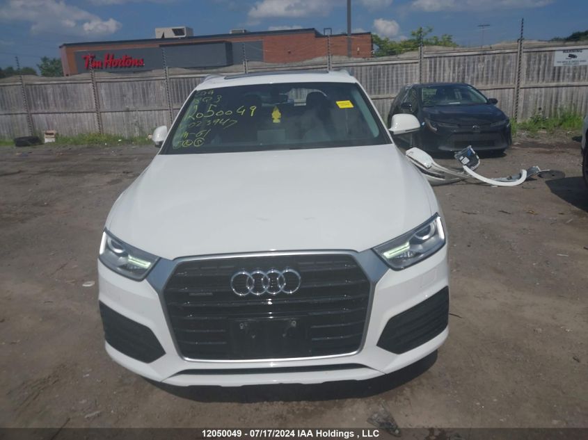2018 Audi Q3 VIN: WA1JCCFS3JR023947 Lot: 12050049