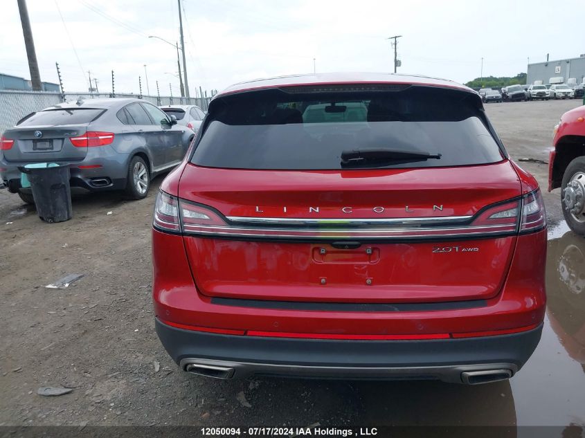 2020 Lincoln Nautilus Reserve VIN: 2LMPJ8K98LBL12883 Lot: 12050094