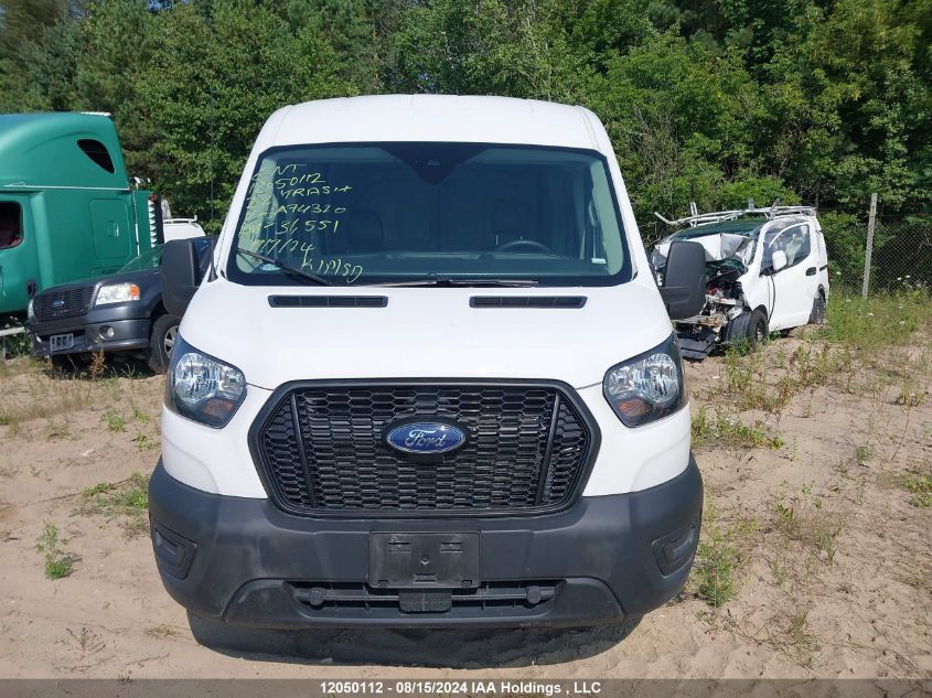 2022 Ford Transit T-250 VIN: 1FTBR1C8XNKA74320 Lot: 12050112