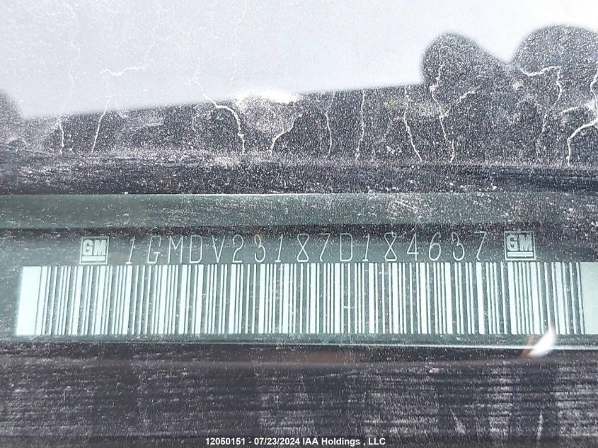 2007 Pontiac Montana Sv6 VIN: 1GMDV23187D184637 Lot: 12050151