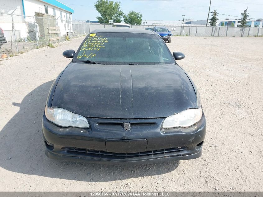 2004 Chevrolet Monte Carlo VIN: 2G1WZ121049446830 Lot: 12050165