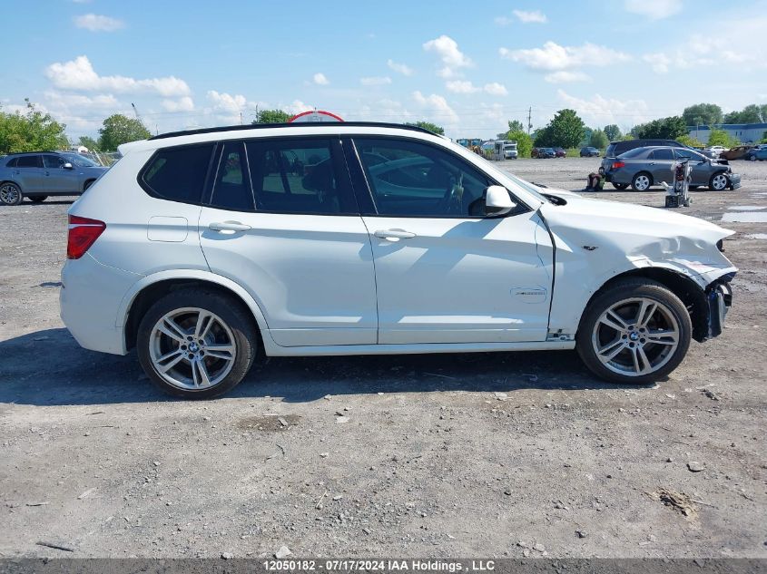 2012 BMW X3 VIN: 5UXWX7C5XCL976018 Lot: 12050182