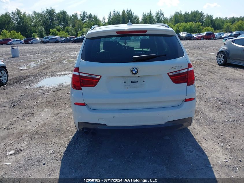 2012 BMW X3 VIN: 5UXWX7C5XCL976018 Lot: 12050182