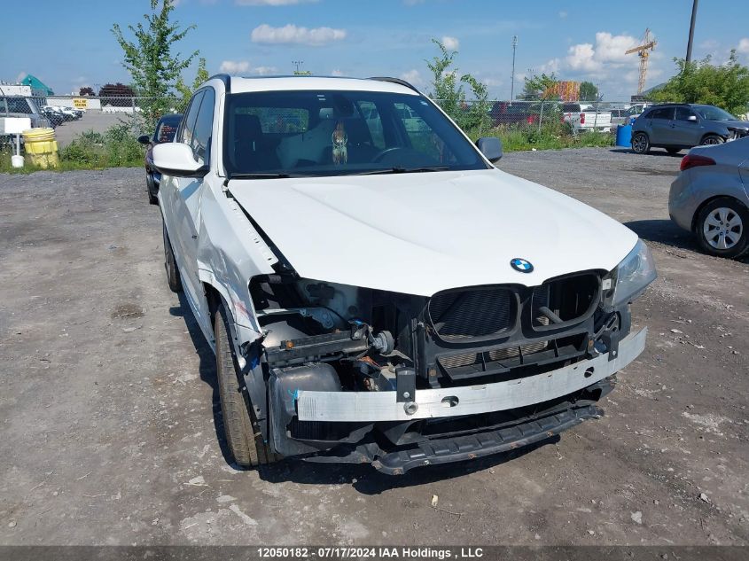 2012 BMW X3 VIN: 5UXWX7C5XCL976018 Lot: 12050182