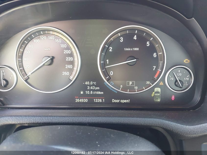 2012 BMW X3 VIN: 5UXWX7C5XCL976018 Lot: 12050182