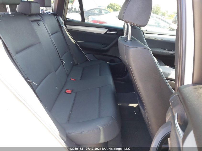 2012 BMW X3 VIN: 5UXWX7C5XCL976018 Lot: 12050182