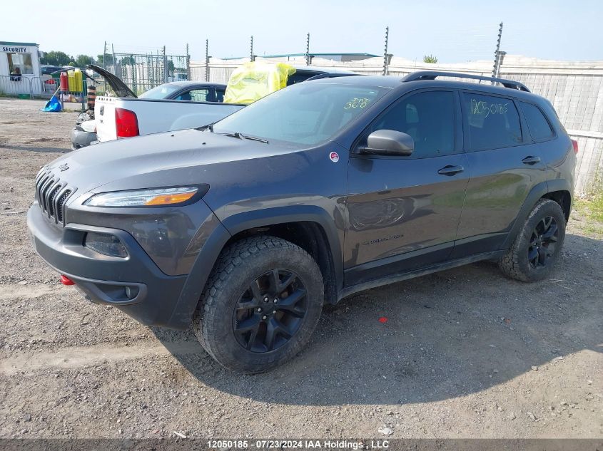 2018 Jeep Cherokee Trailhawk VIN: 1C4PJMBX1JD592189 Lot: 12050185