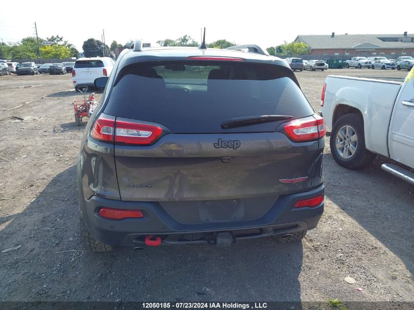 2018 Jeep Cherokee Trailhawk VIN: 1C4PJMBX1JD592189 Lot: 12050185