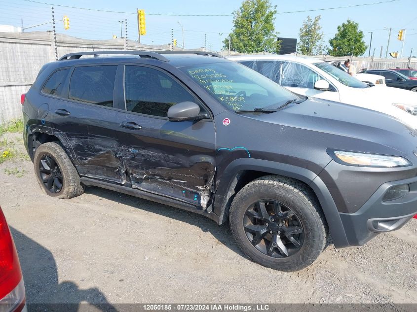 2018 Jeep Cherokee Trailhawk VIN: 1C4PJMBX1JD592189 Lot: 12050185