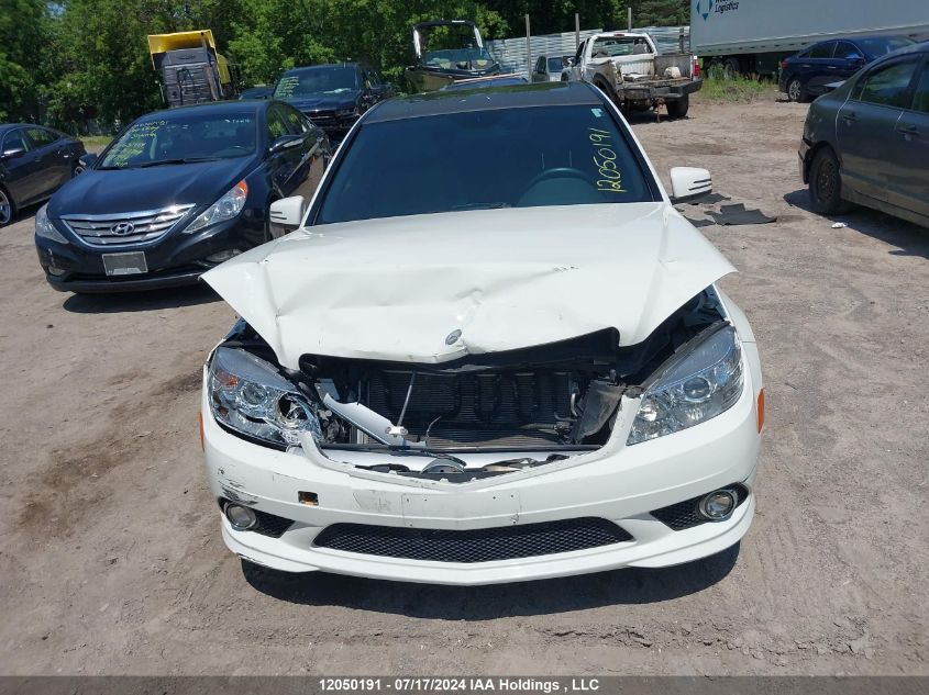 2010 Mercedes-Benz C-Class VIN: WDDGF8FB9AF519346 Lot: 12050191