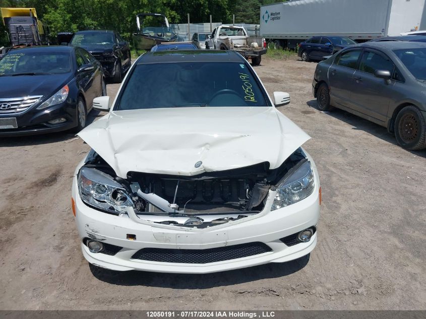 2010 Mercedes-Benz C-Class VIN: WDDGF8FB9AF519346 Lot: 12050191