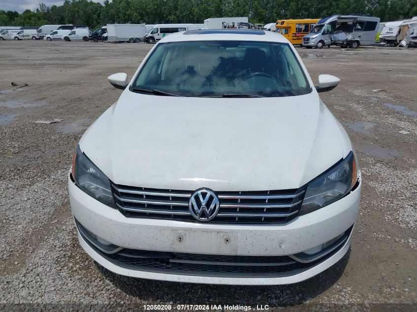 2012 Volkswagen Passat VIN: 1VWCH7A39CC081569 Lot: 12050208