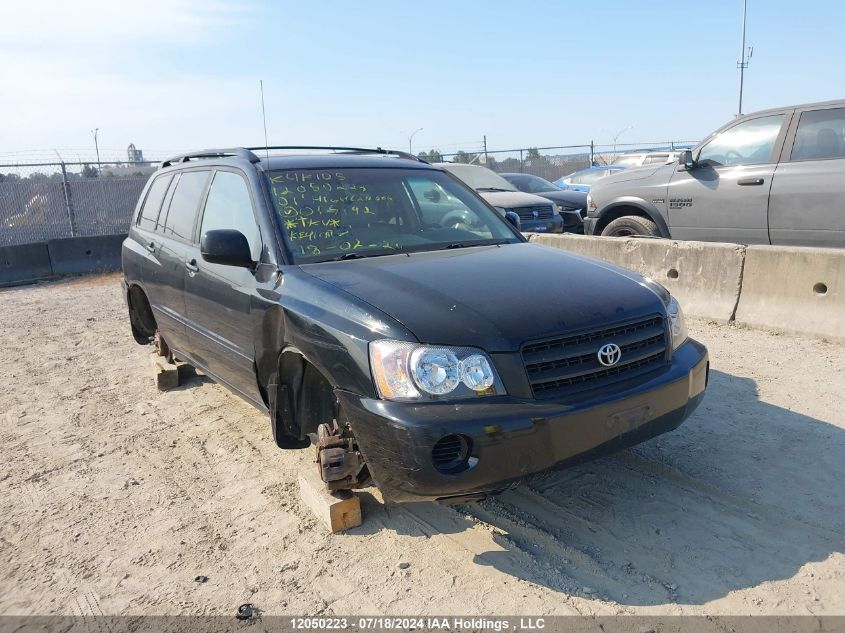 2001 Toyota Highlander VIN: JTEHF21A310015142 Lot: 12050223