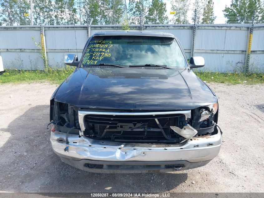 2001 GMC Sierra 1500 VIN: 2GTEC19V811211938 Lot: 12050287