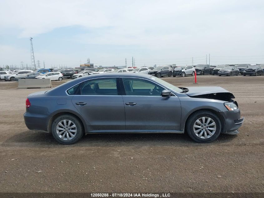 2014 Volkswagen Passat VIN: 1VWAS7A38EC087925 Lot: 12050288