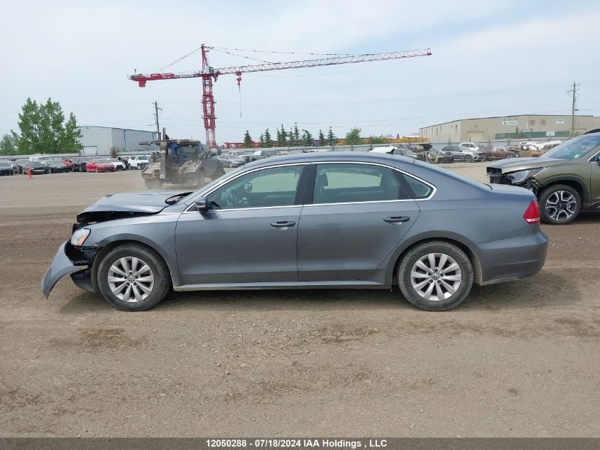 2014 Volkswagen Passat VIN: 1VWAS7A38EC087925 Lot: 12050288