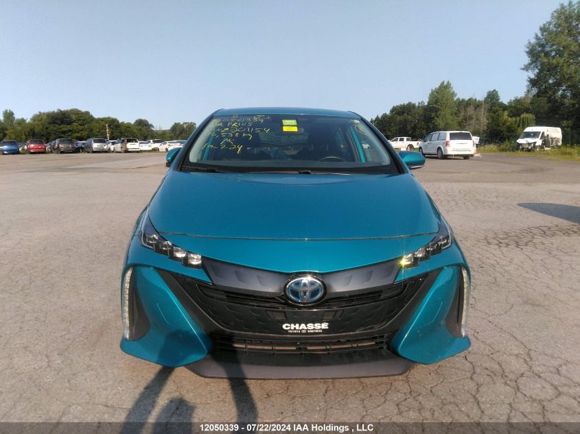 2022 Toyota Prius Prime Le/Xle/Limited VIN: JTDKAMFP1N3201154 Lot: 12050339