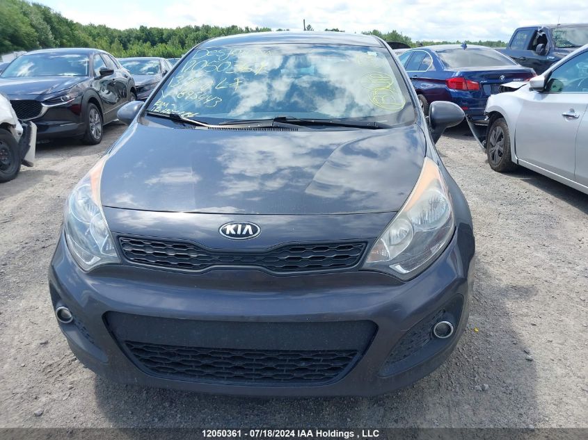 2013 Kia Rio Lx VIN: KNADM5A38D6895443 Lot: 12050361
