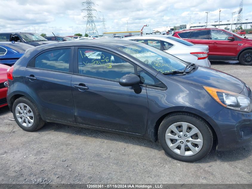 2013 Kia Rio Lx VIN: KNADM5A38D6895443 Lot: 12050361