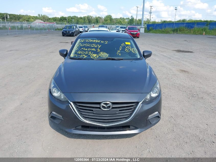 2015 Mazda 3 Touring VIN: 3MZBM1V71FM160531 Lot: 12050364