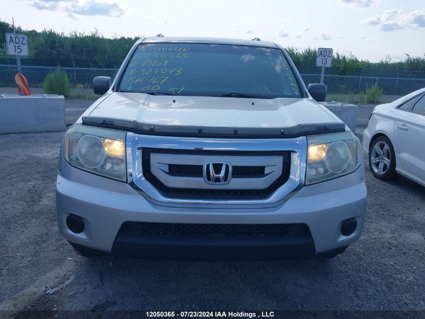 2011 Honda Pilot Lx VIN: 5FNYF4H25BB507043 Lot: 12050365