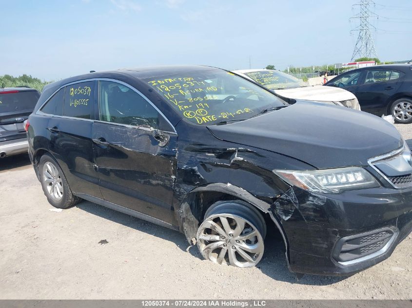 2016 Acura Rdx VIN: 5J8TB4H52GL805555 Lot: 12050374