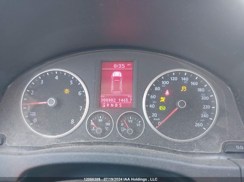 2009 Volkswagen Tiguan VIN: WVGBV75N89W525143 Lot: 12050389