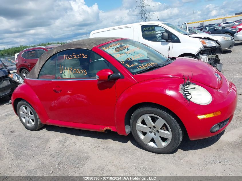 2007 Volkswagen New Beetle VIN: 3VWRF21YX7M420603 Lot: 12050390