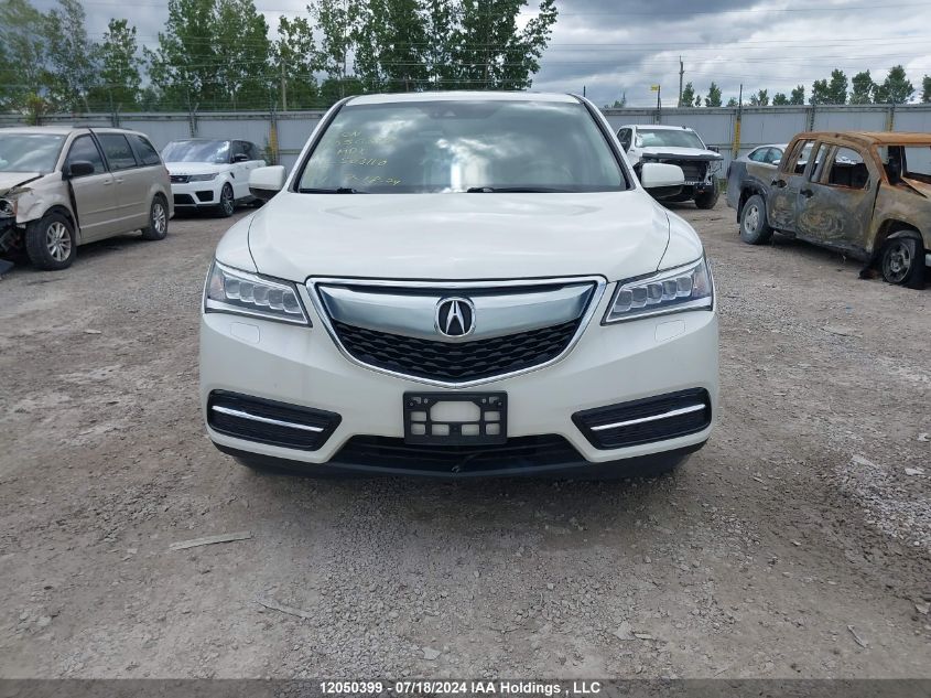 2016 Acura Mdx VIN: 5FRYD4H40GB503110 Lot: 12050399