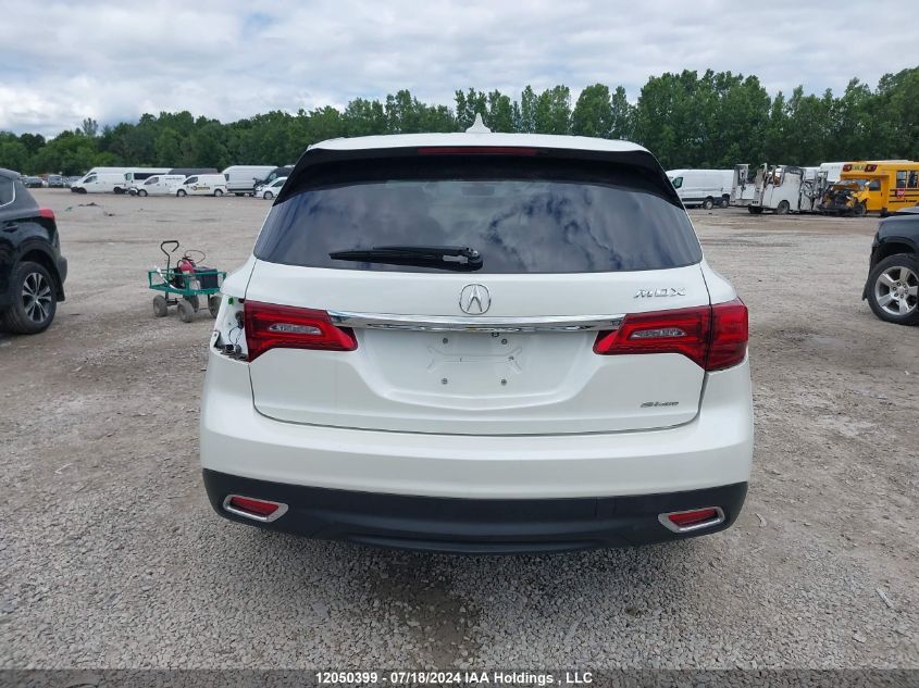 2016 Acura Mdx VIN: 5FRYD4H40GB503110 Lot: 12050399