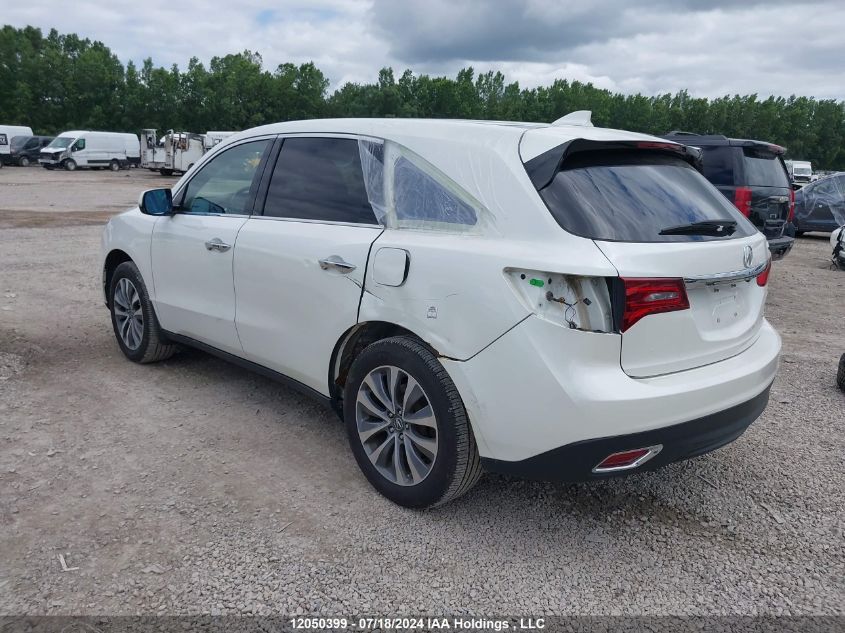 2016 Acura Mdx VIN: 5FRYD4H40GB503110 Lot: 12050399