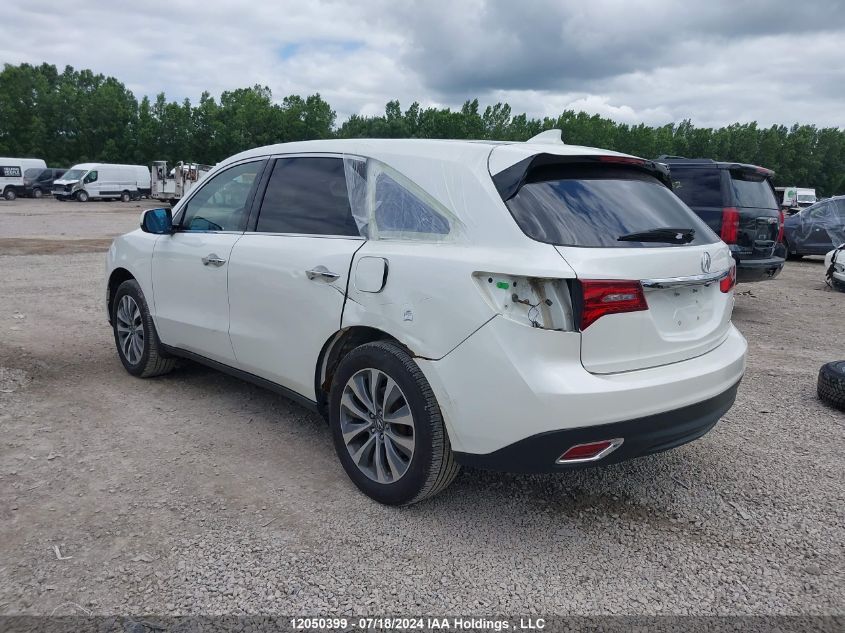 2016 Acura Mdx VIN: 5FRYD4H40GB503110 Lot: 12050399