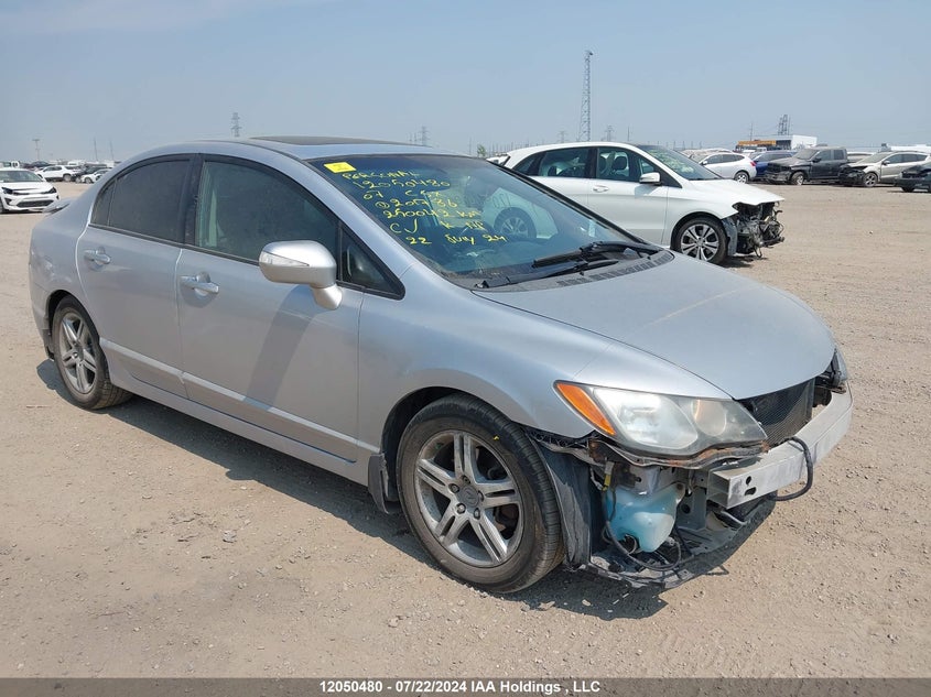2007 Acura Csx VIN: 2HHFD56707H201786 Lot: 12050480