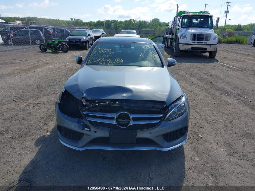 2017 Mercedes-Benz C-Class VIN: 55SWF4KB1HU189090 Lot: 12050490