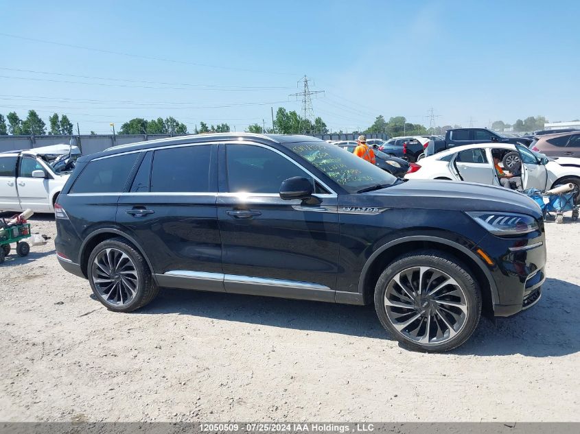 2022 Lincoln Aviator Reserve VIN: 5LM5J7XC3NGL16284 Lot: 12050509
