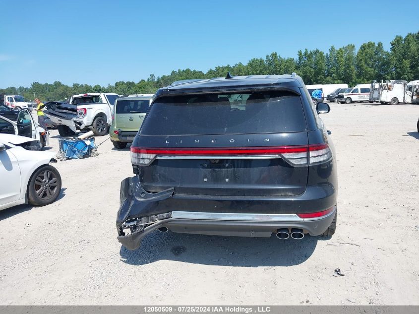 2022 Lincoln Aviator Reserve VIN: 5LM5J7XC3NGL16284 Lot: 12050509