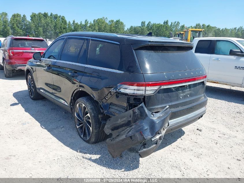 2022 Lincoln Aviator Reserve VIN: 5LM5J7XC3NGL16284 Lot: 12050509