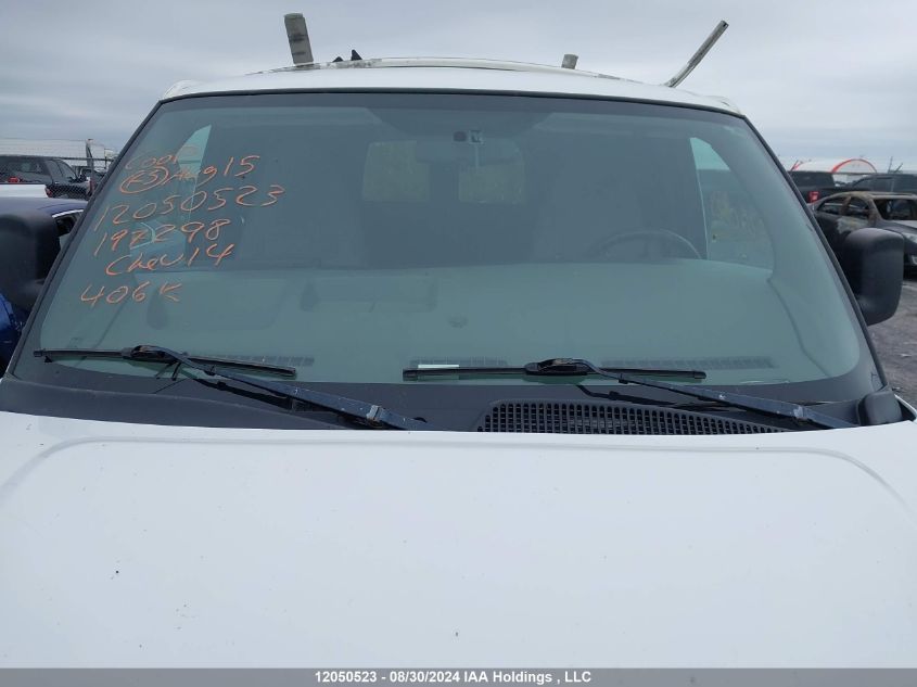 2014 Chevrolet Express VIN: 1GCWGFCA4E1197298 Lot: 12050523