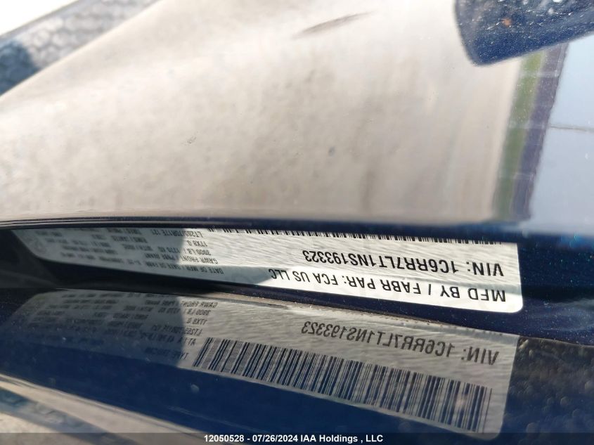 2022 Ram 1500 Classic Slt VIN: 1C6RR7LT1NS193323 Lot: 12050528