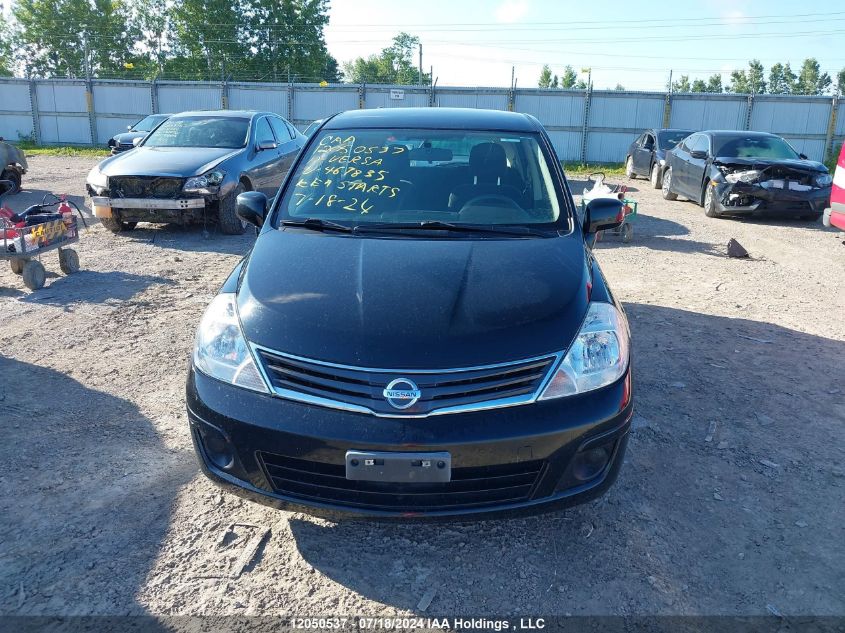 2011 Nissan Versa S/Sl VIN: 3N1BC1CP6BL467835 Lot: 12050537