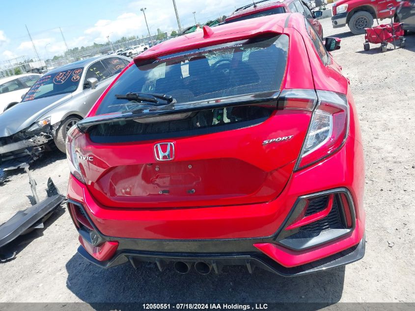 2020 Honda Civic Hatchback VIN: SHHFK7H43LU303914 Lot: 12050551