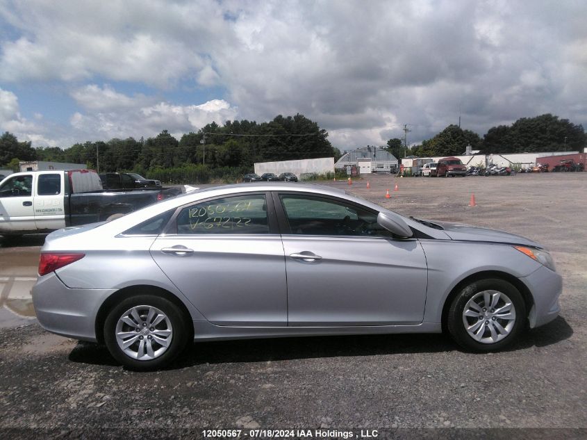 2013 Hyundai Sonata Gl VIN: 5NPEB4AC6DH672122 Lot: 12050567