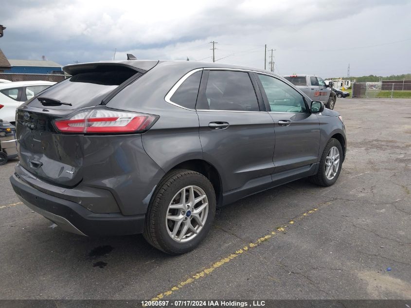 2022 Ford Edge Sel VIN: 2FMPK4J95NBA75968 Lot: 12050597