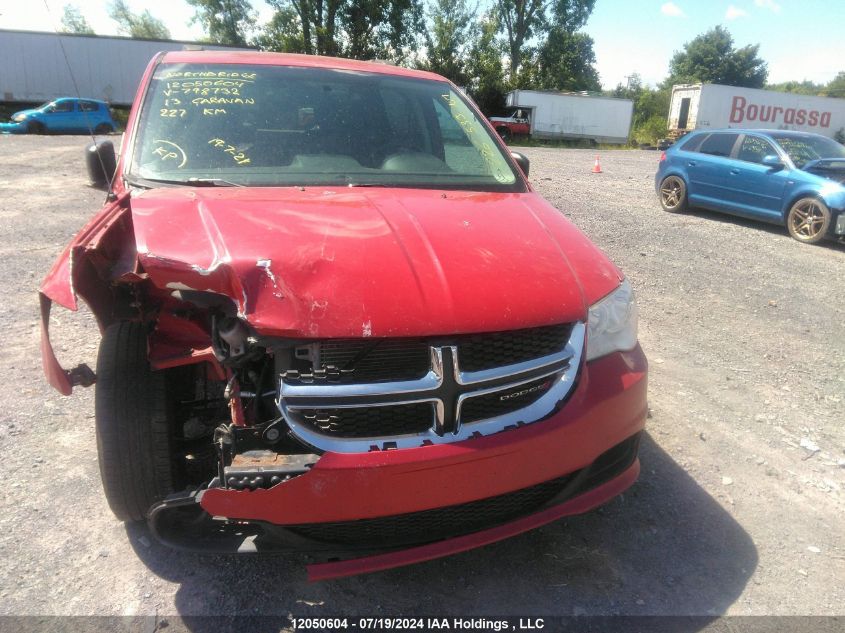 2013 Dodge Grand Caravan Se/Sxt VIN: 2C4RDGBG3DR798732 Lot: 12050604