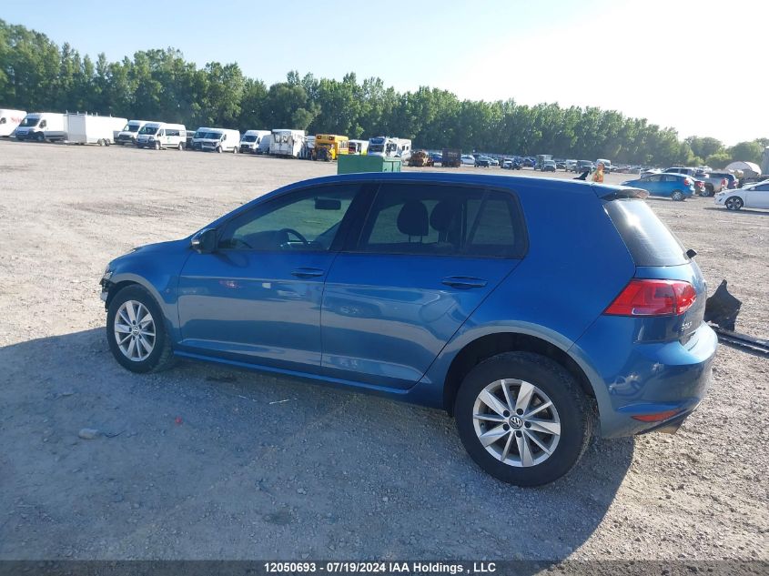 2017 Volkswagen Golf VIN: 3VW117AU3HM035956 Lot: 12050693