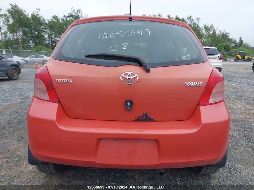 2008 Toyota Yaris VIN: JTDKT923X85210812 Lot: 12050699